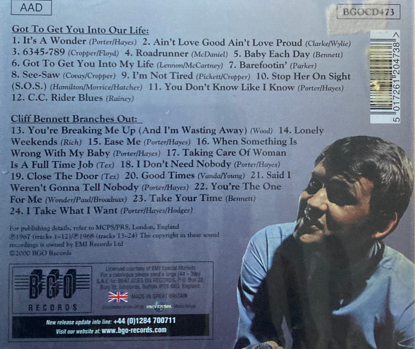 CD - Cliff Bennett - Got To Get You Into Our Life-Cliff Bennett Branches Out