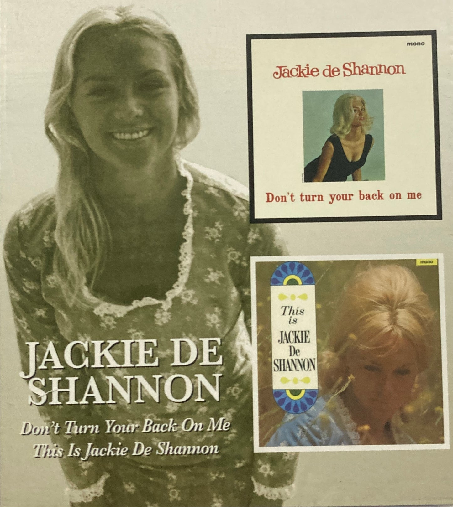 CD - Jackie DeShannon - Don't Turn Your Back On Me/This Is Jackie DeShannon