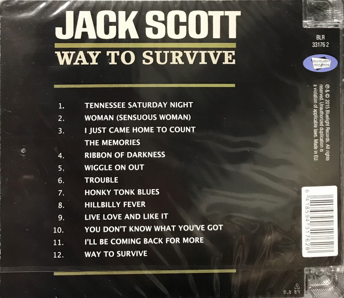 CD - Jack Scott - Way To Survive