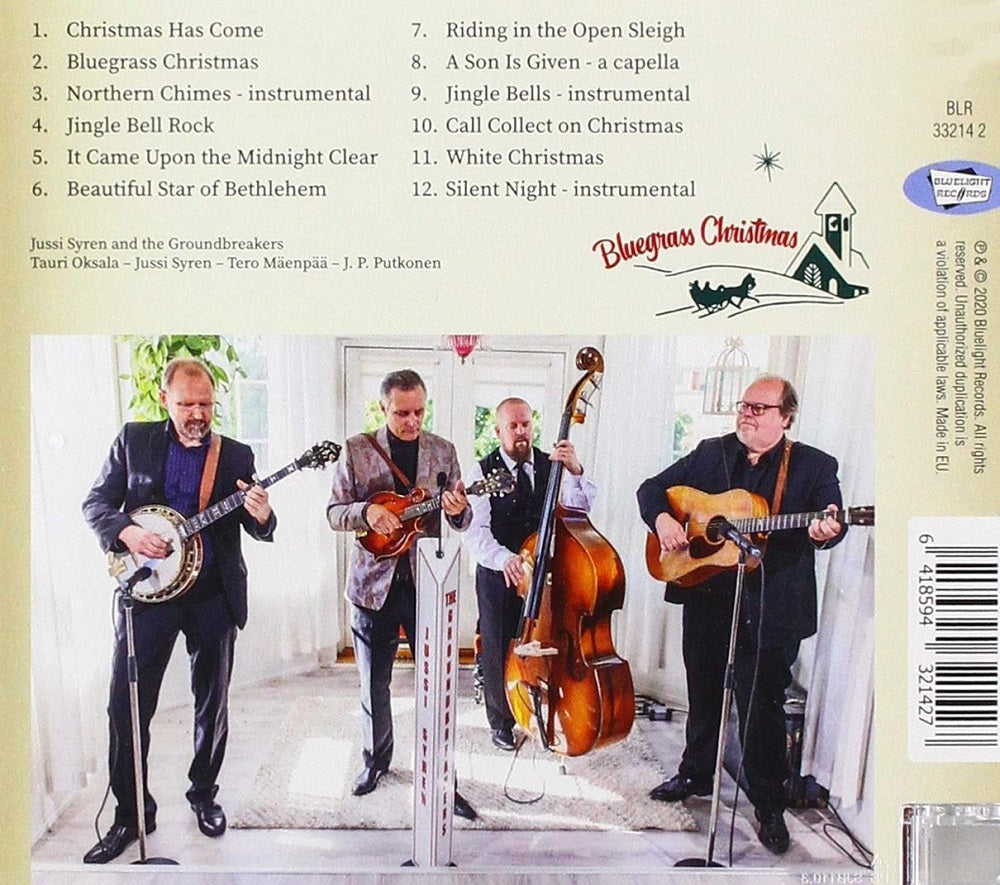 CD - Jussi Syren and the Groundbreakers - Bluegrass Christmas