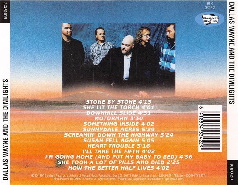 CD - Dallas Wayne And the Dimlights - Screamin' Down The Highway