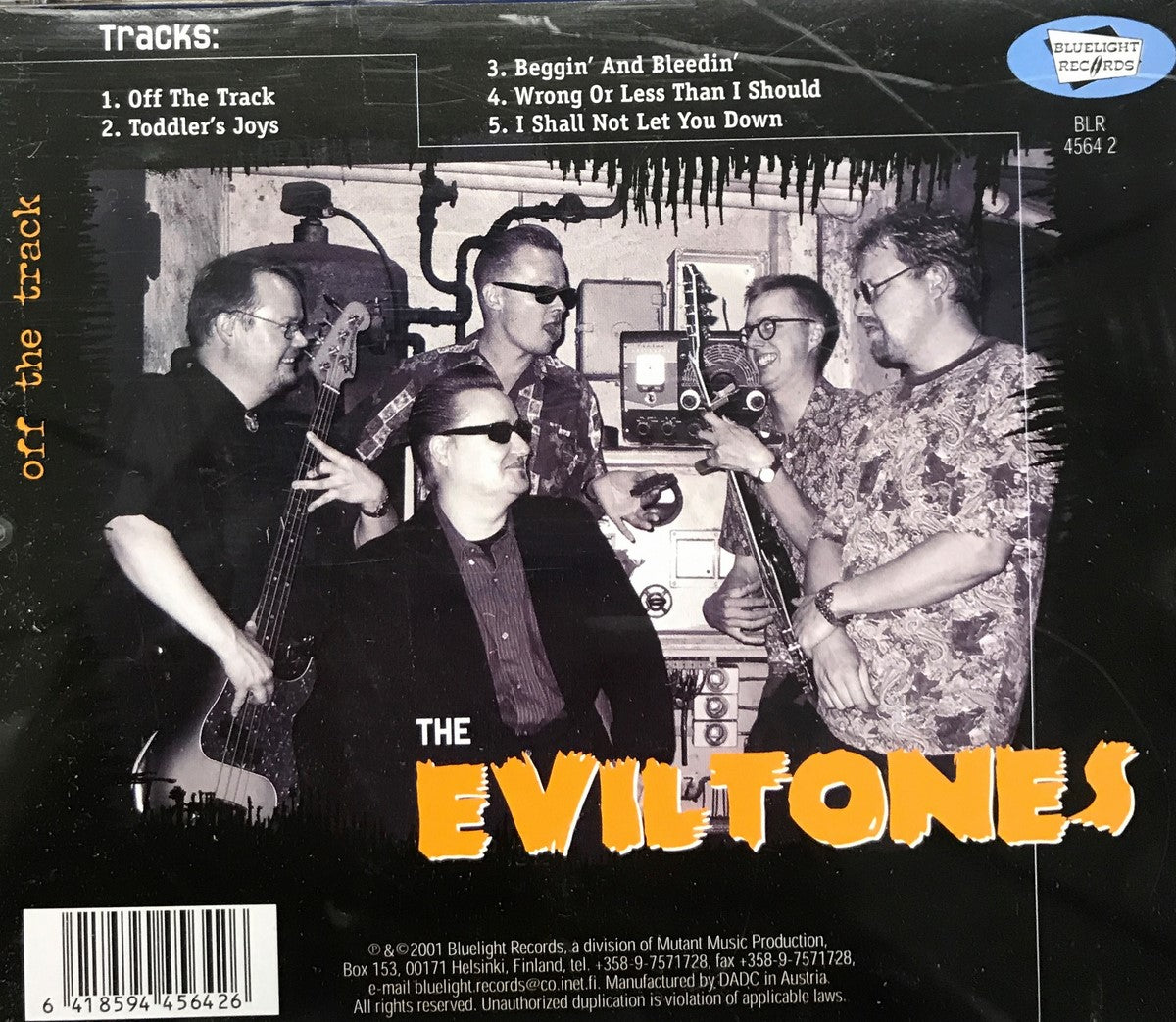 CD-EP - Evil Tones - Off The Track