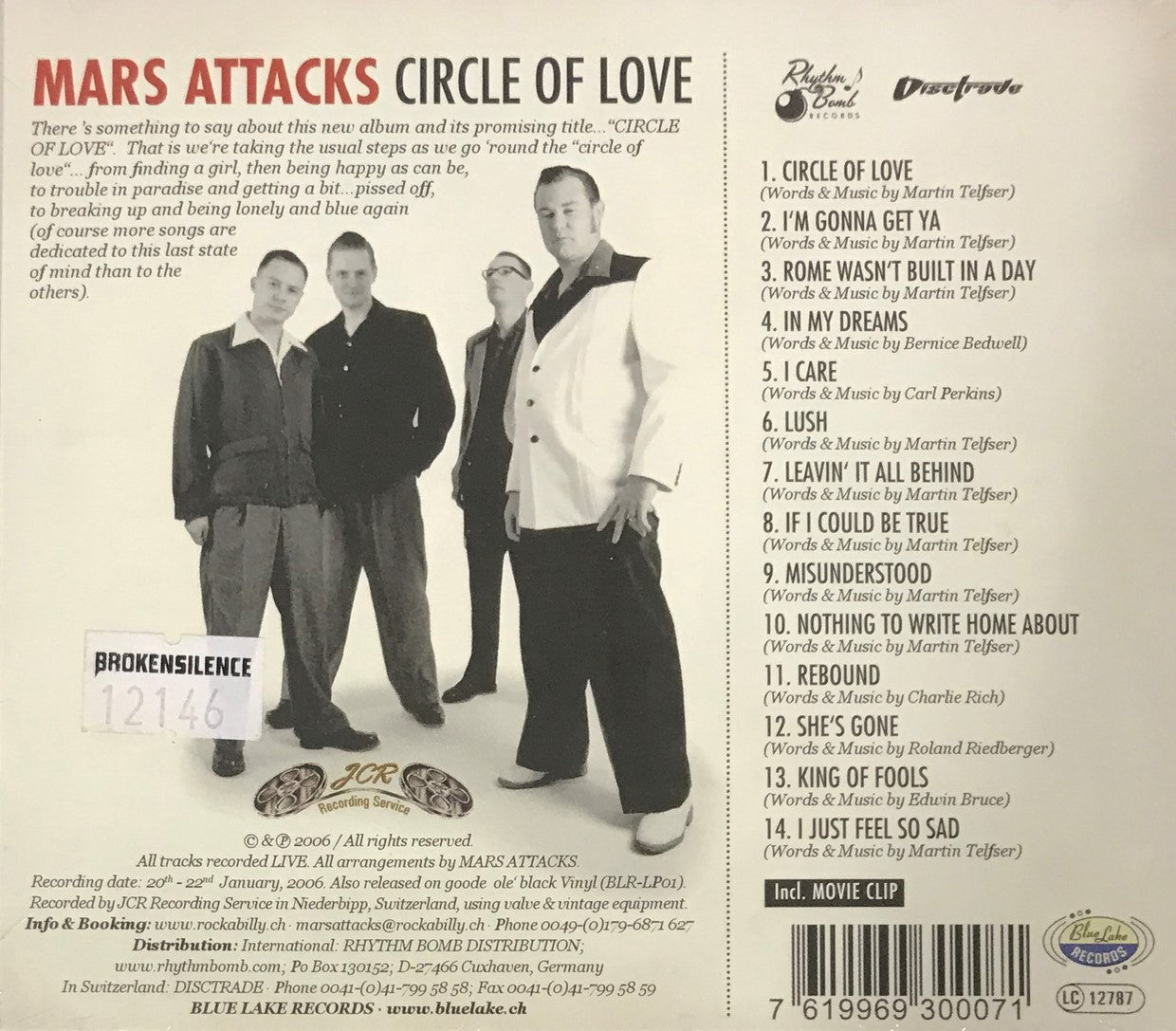 CD - Mars Attacks - Circle Of Love