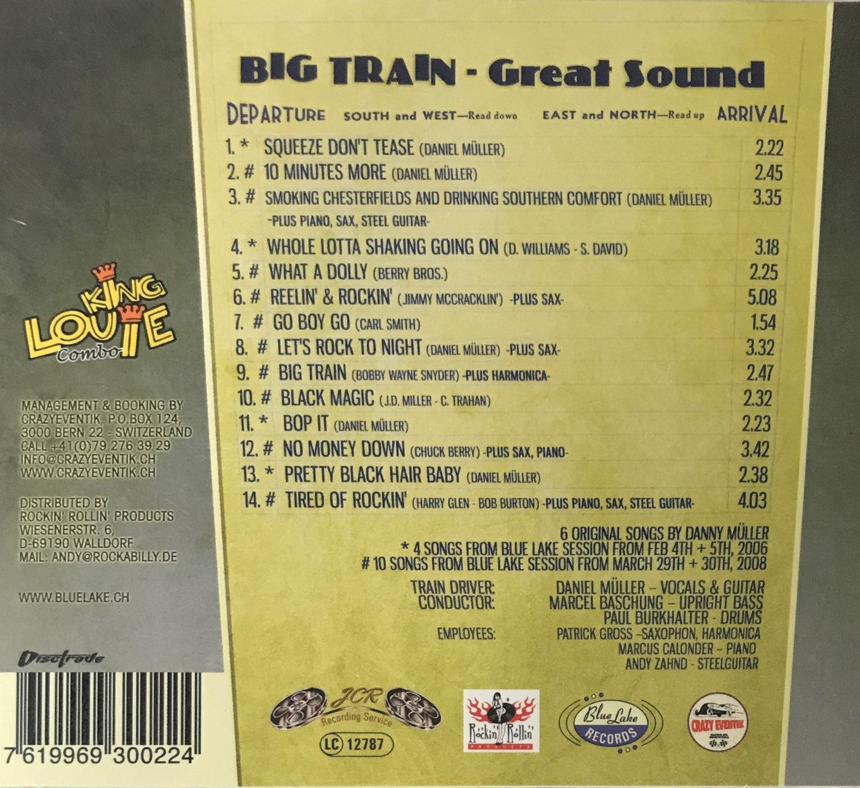 CD - King Louie Combo - Big Train