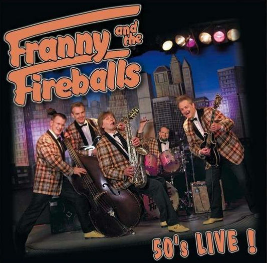 CD - Franny & The Fireballs - 50's Live