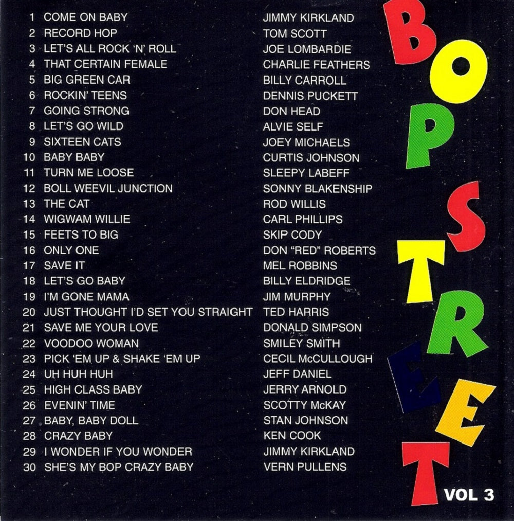 CD - VA - Saturday Night On Bop Street Vol. 3