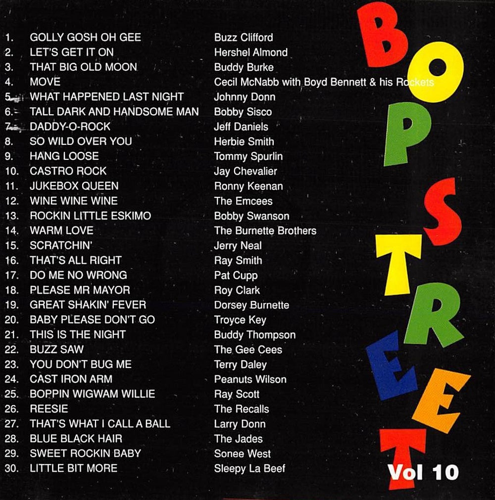 CD - VA - Saturday Night On Bop Street Vol. 10