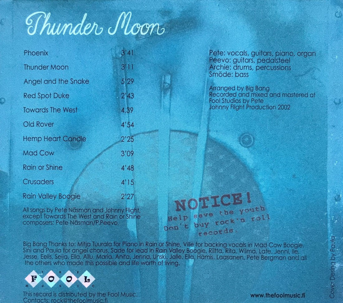 CD - Boppin' Pete & The Big Band - Thunder Moon