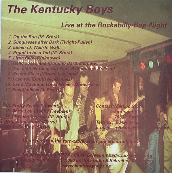 CD - Kentucky Boys - At The Rockabilly Bop Night