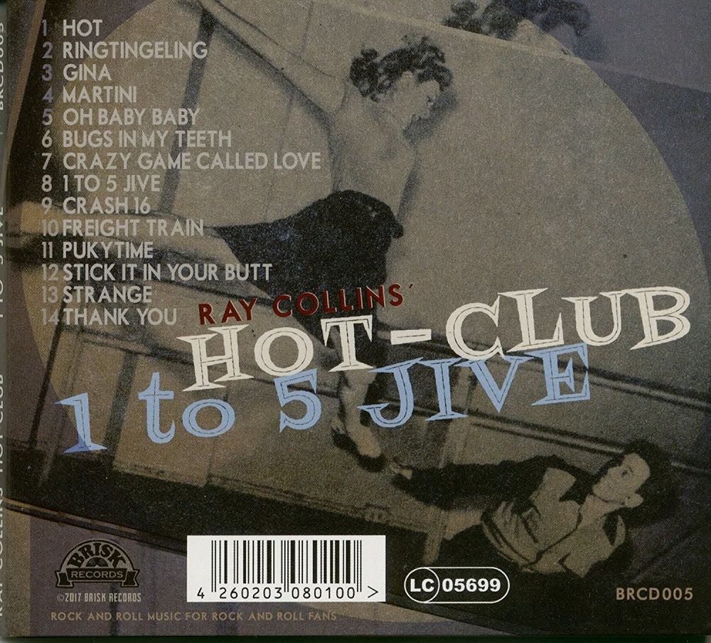 CD - Ray Collins Hot Club - 1 To 5 Jive