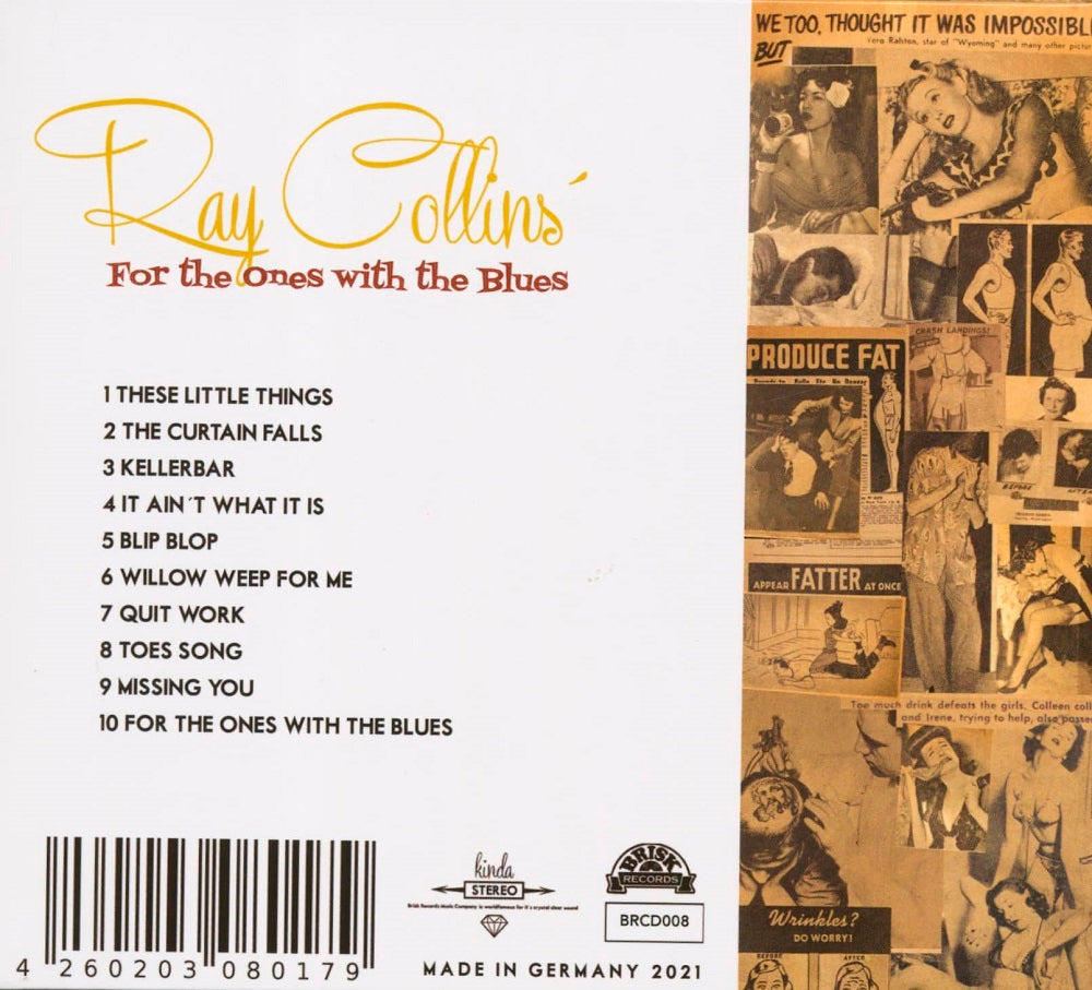 CD - Ray Collins - For The Ones With The Blues