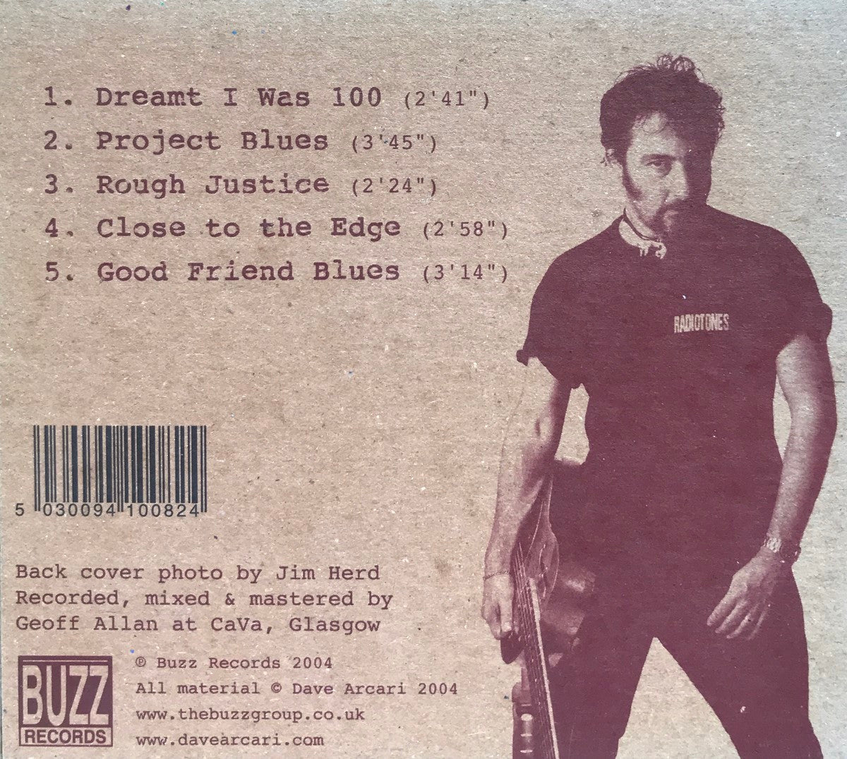 CD - Dave Arcari - Blue Country Steel