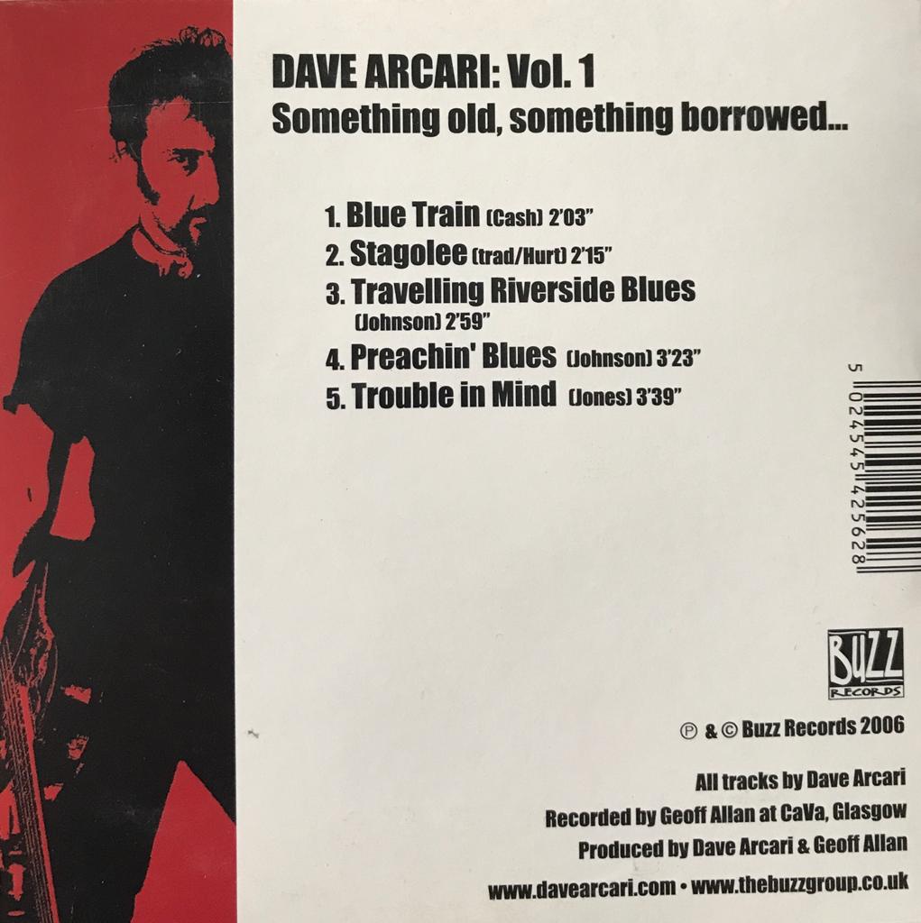 CD - Dave Arcari - something old, something borrowed… Vol. 1