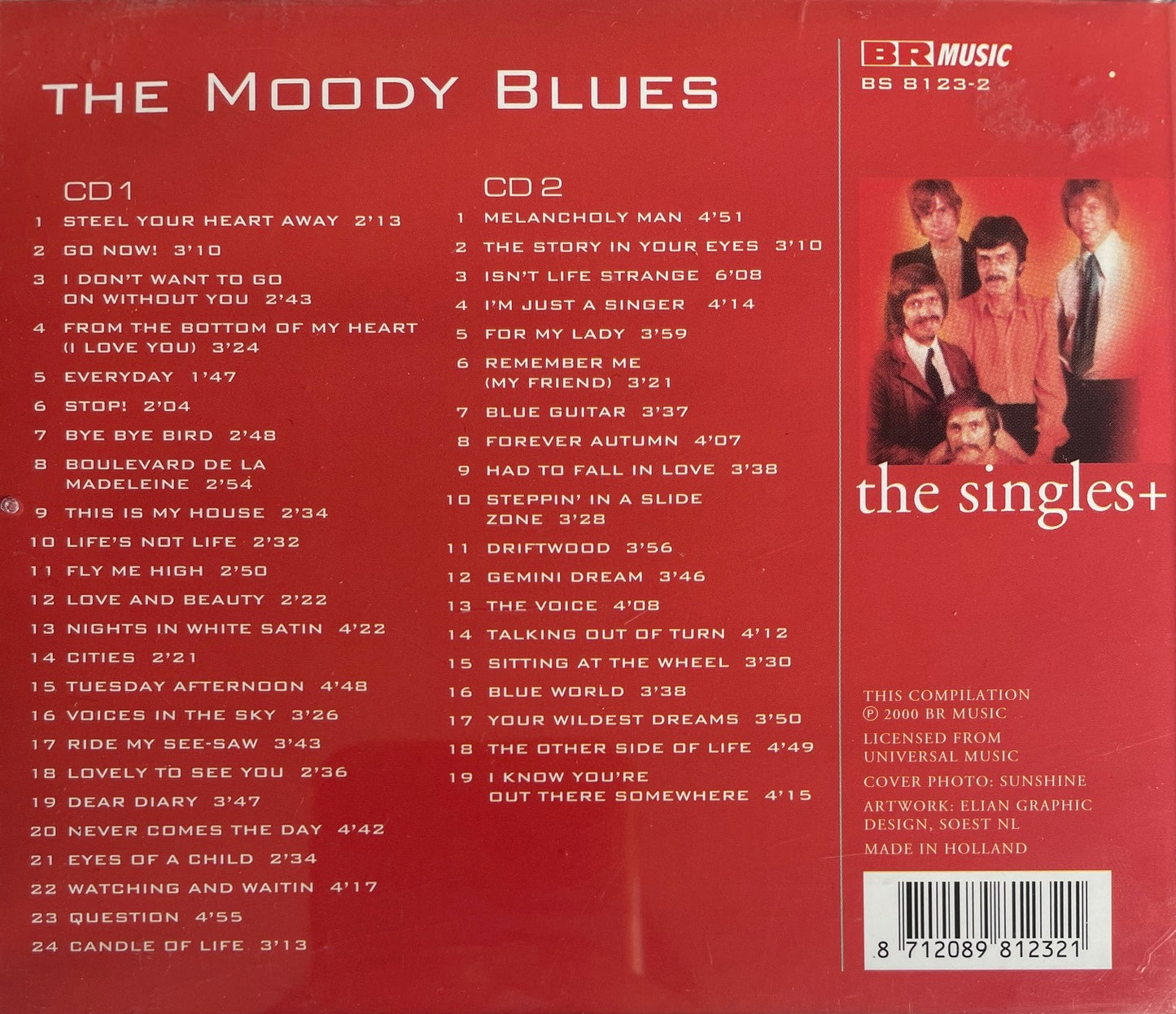 CD-2 - The Moody Blues - The Singles