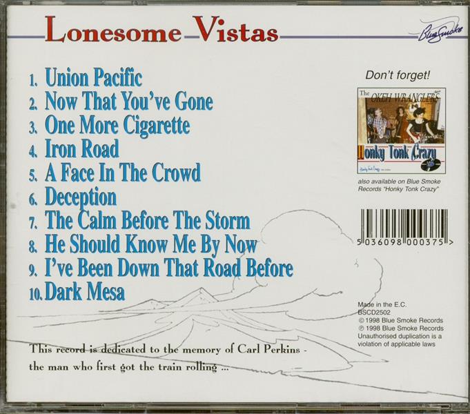 CD - Okeh Wranglers - Lonesome Vistas
