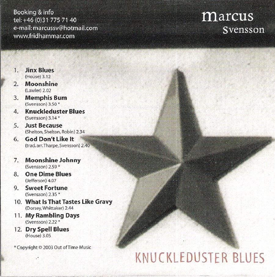 CD - Marcus Svensson - Knucklebuster Blues