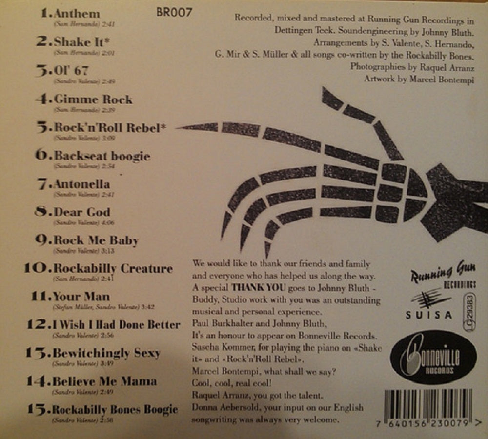 CD - Rockabilly Bones - Big Bang!