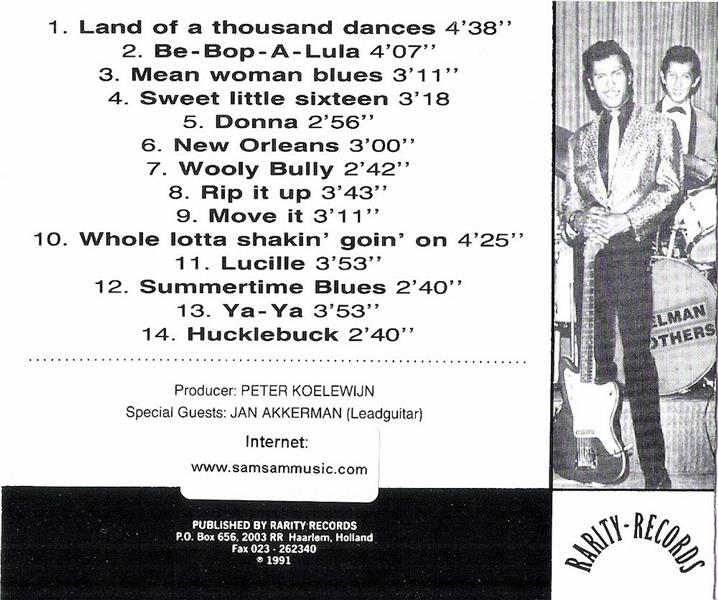 CD - Tielman Brothers - Rock And Roll With