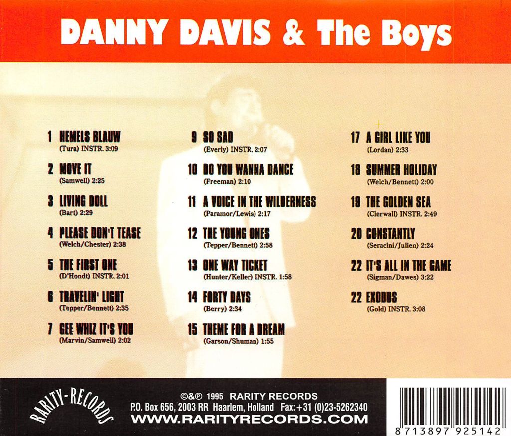 CD - Danny Davis & The Boys - Same