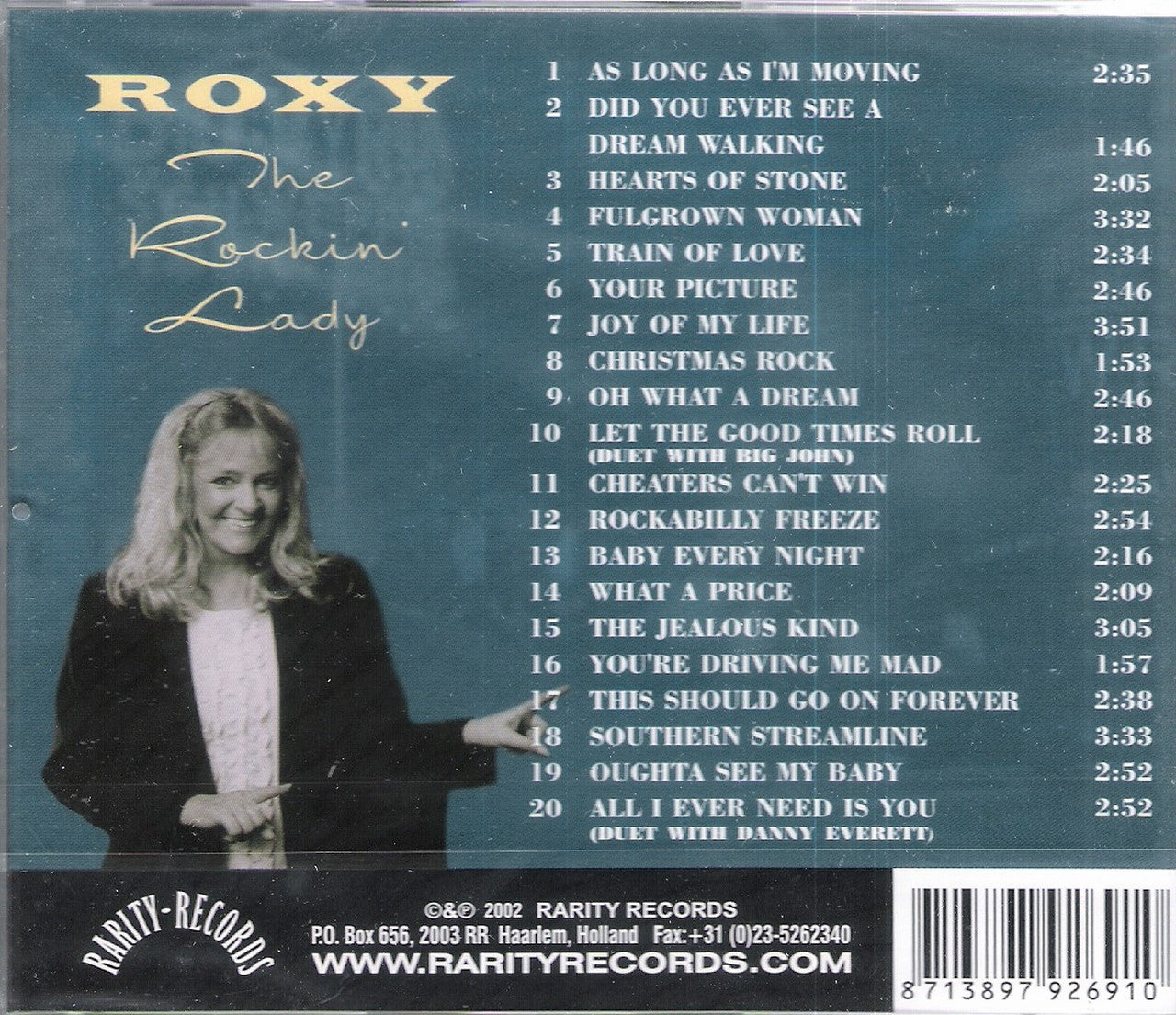 CD - Roxy - The Rockin'lady