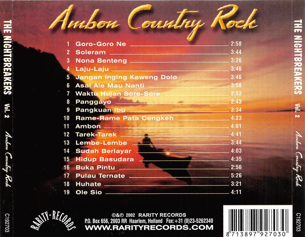 CD - Nightbreakers - Ambon Country Rock