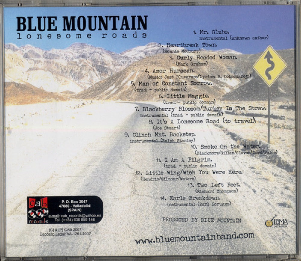 CD - Blue Mountain - Lonesome Roads