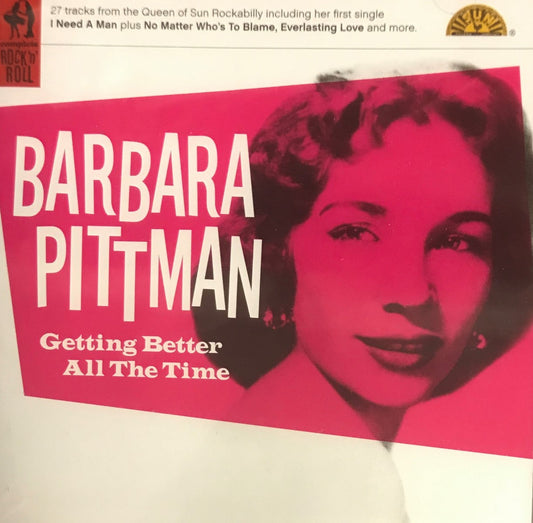 CD - Barbara Pittman - Getting Better All The Time