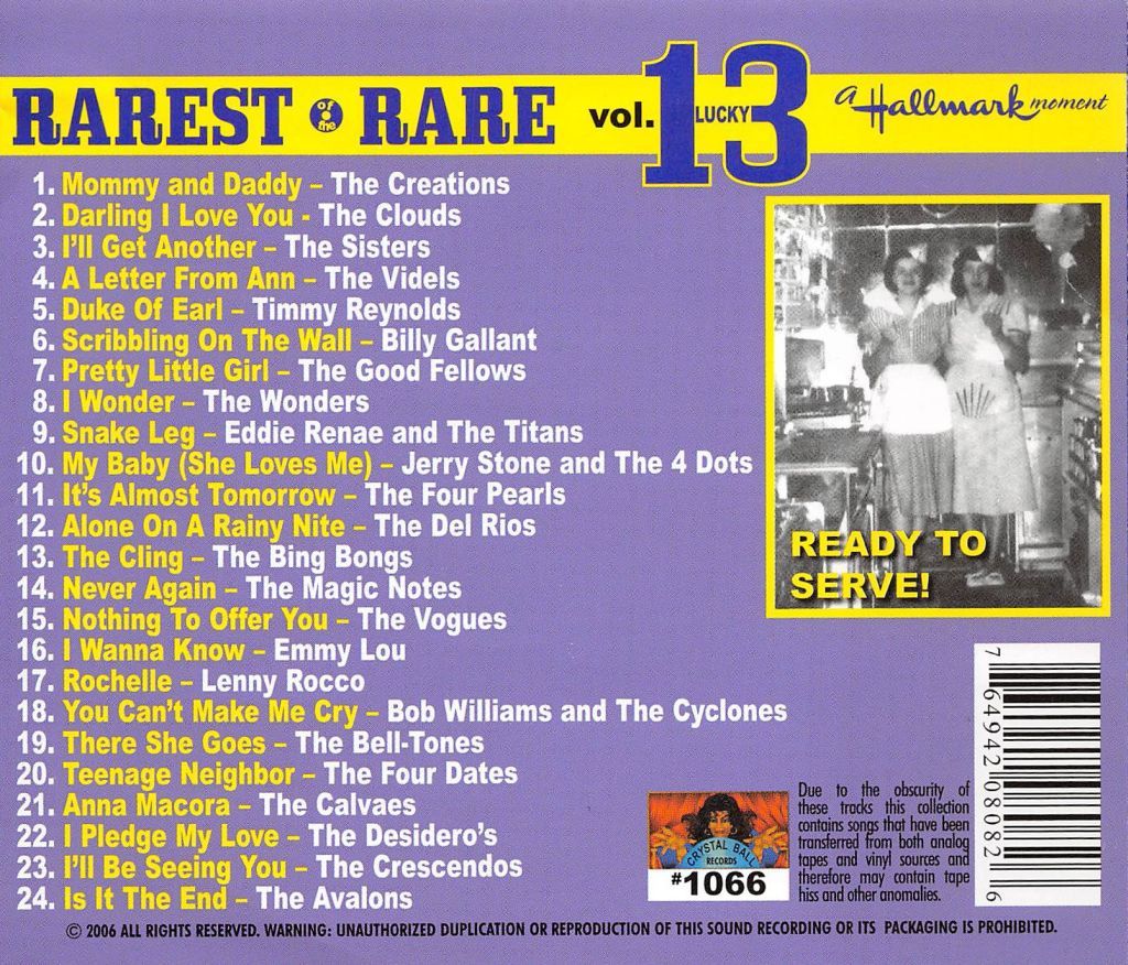 CD - VA - Rarest Of The Rare Vol. 13 - A Hallmark Moment