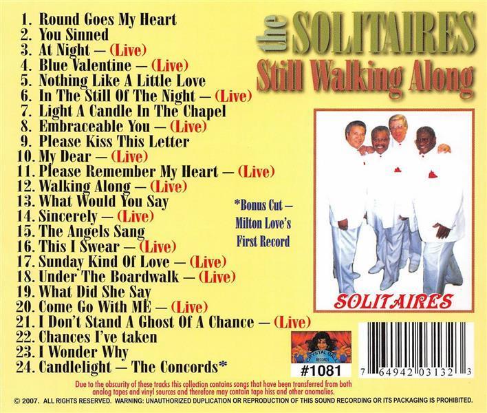 CD - Solitaires - Still Walking Along