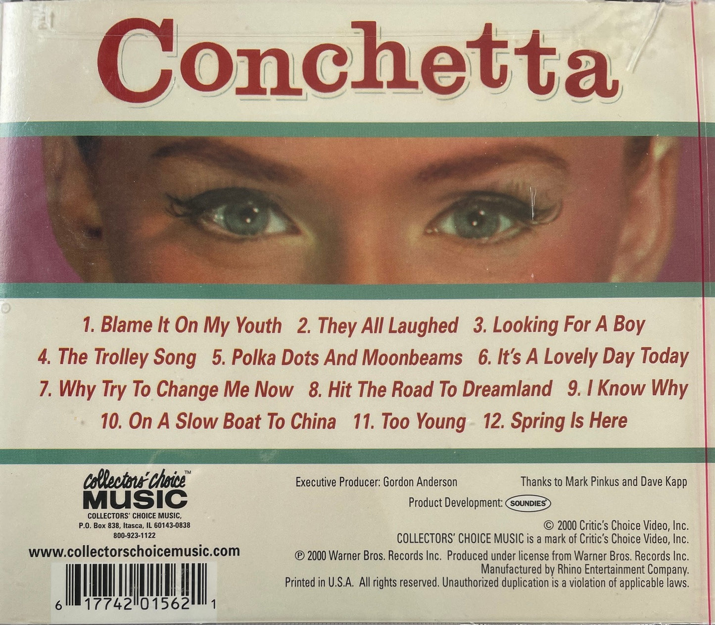 CD - Connie Stevens - Conchetta