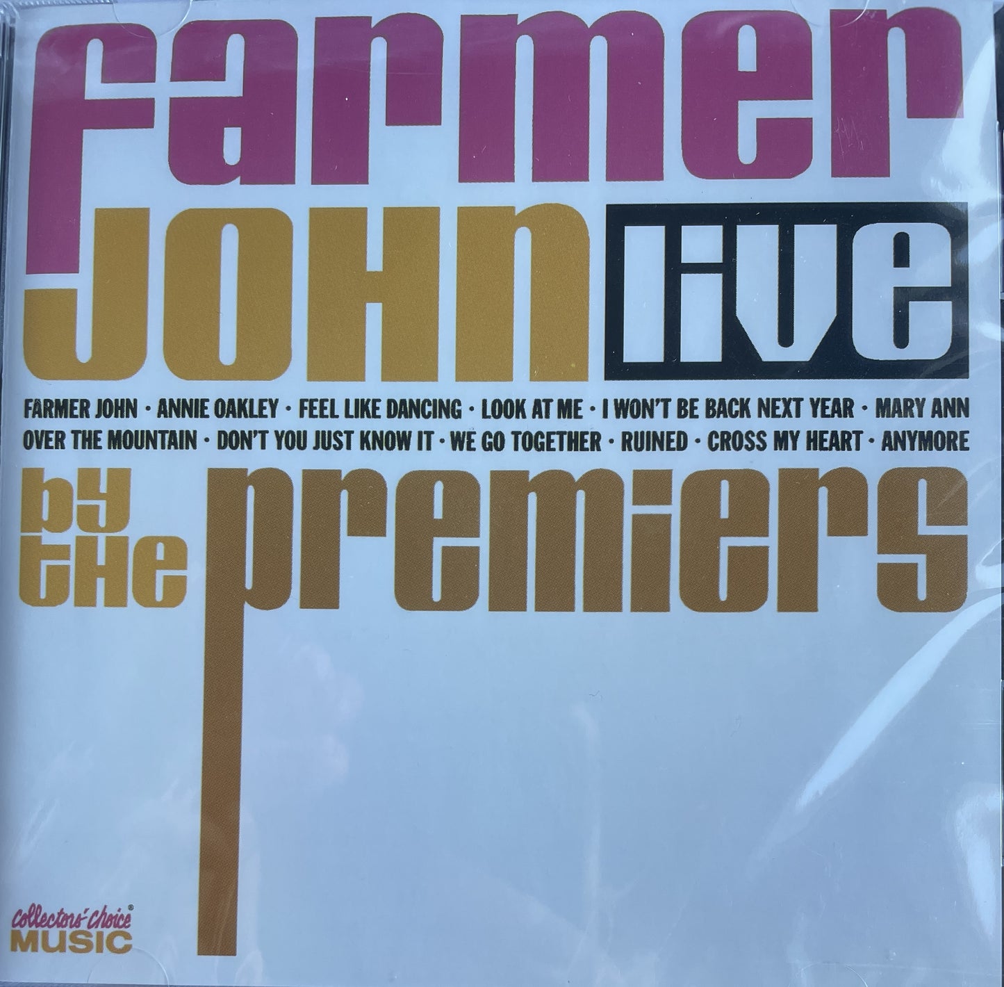 CD - Premiers - Farmer John Live