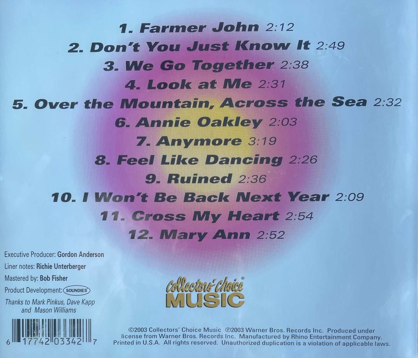 CD - Premiers - Farmer John Live