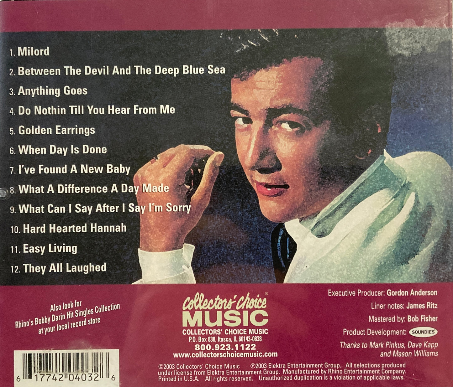 CD - Bobby Darin - Bobby Darin Winners