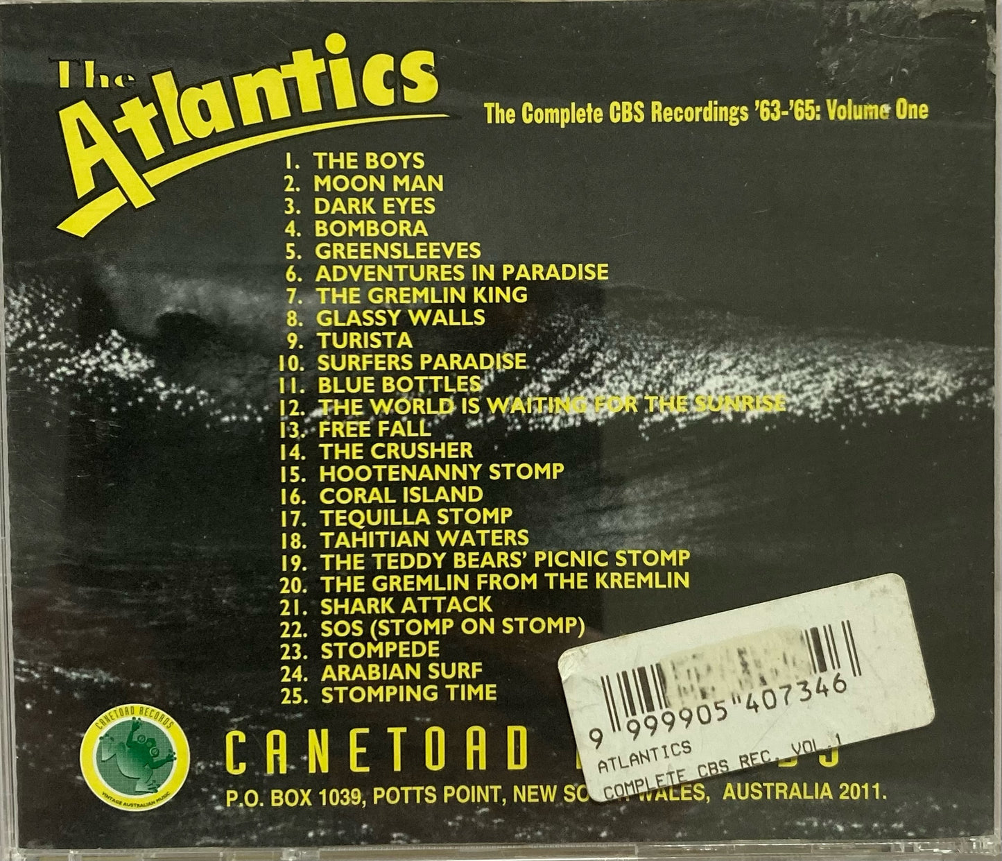 CD - Atlantics - The Complete CBS Recordings: Volume One