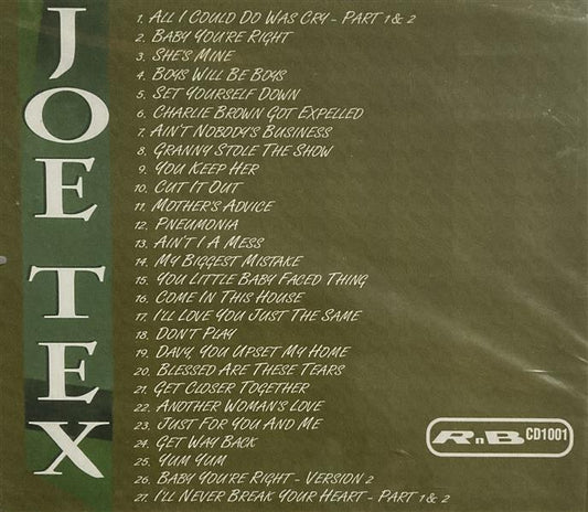 CD - Joe Tex - The Early Years