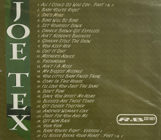 CD - Joe Tex - The Early Years