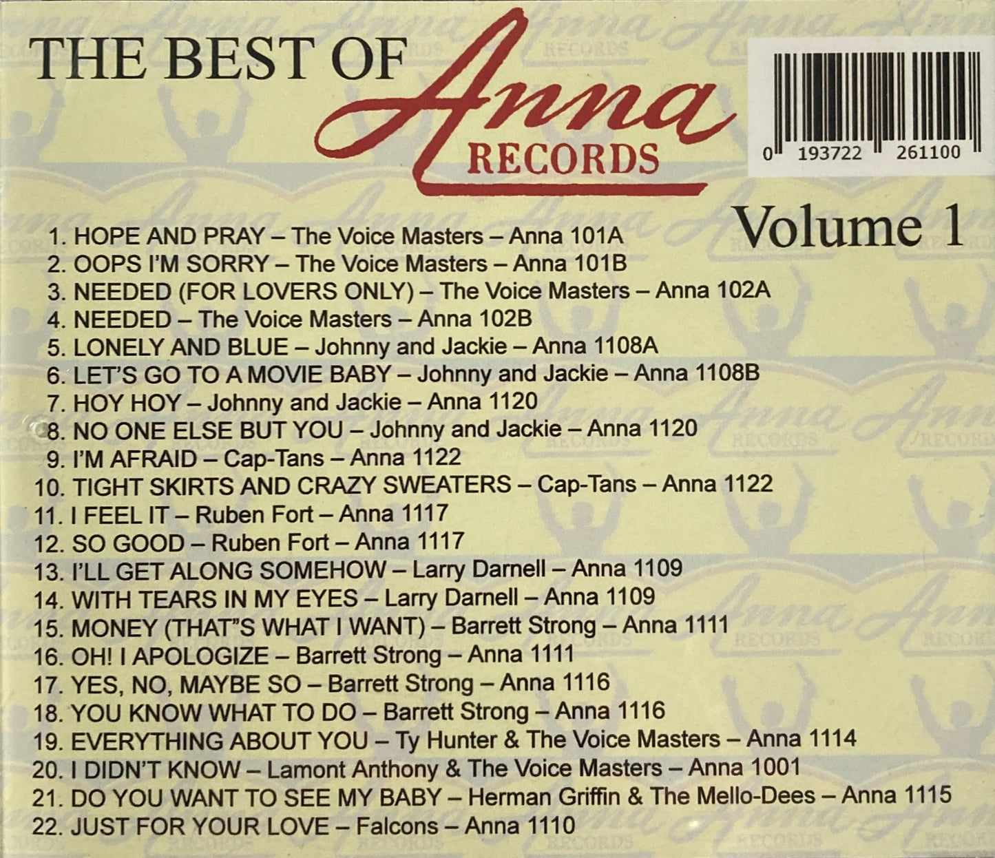 CD - VA - The Best Of Anna Records Vol. 1