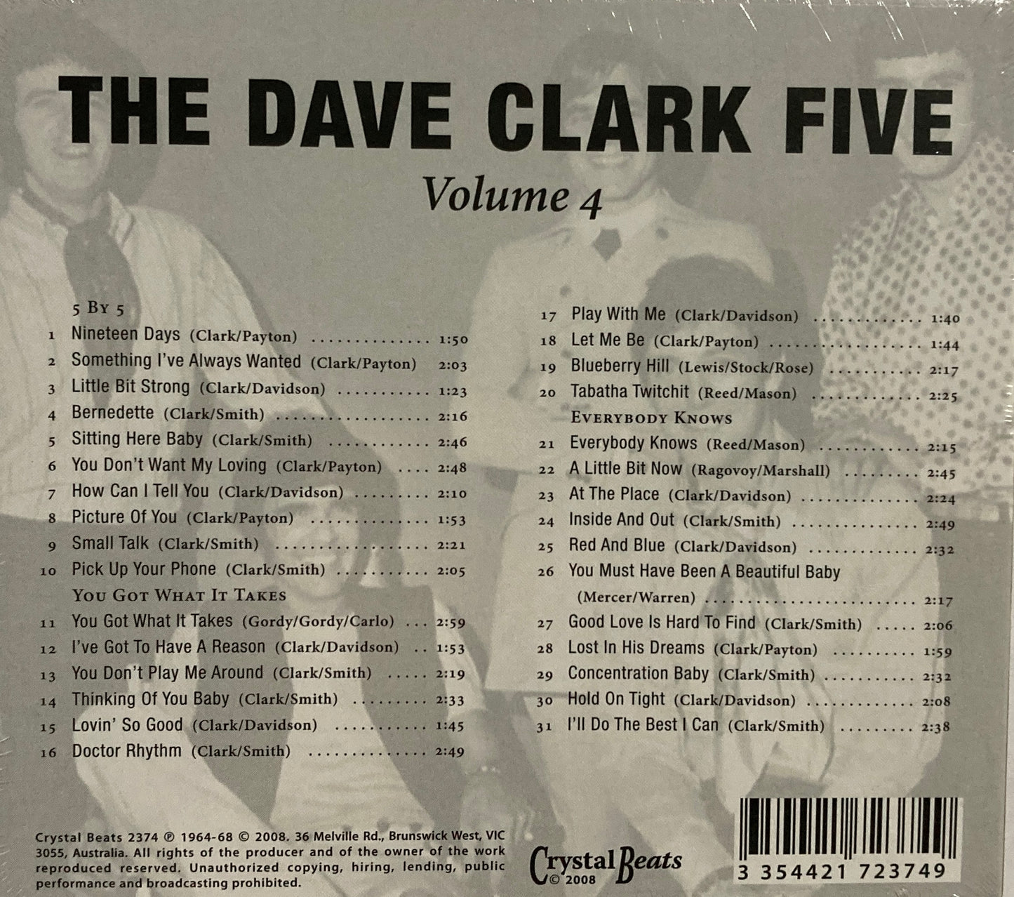 CD - Dave Clark Five - Vol. 4