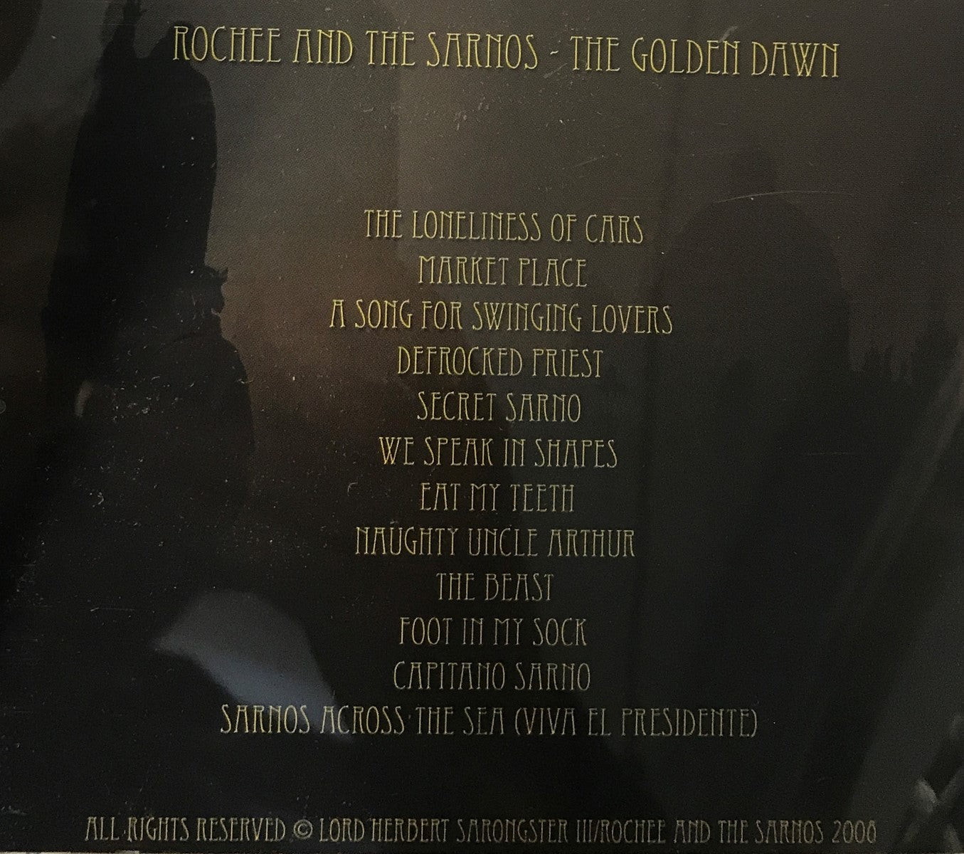 CD - Rochee And The Sarnos - The Golden Dawn