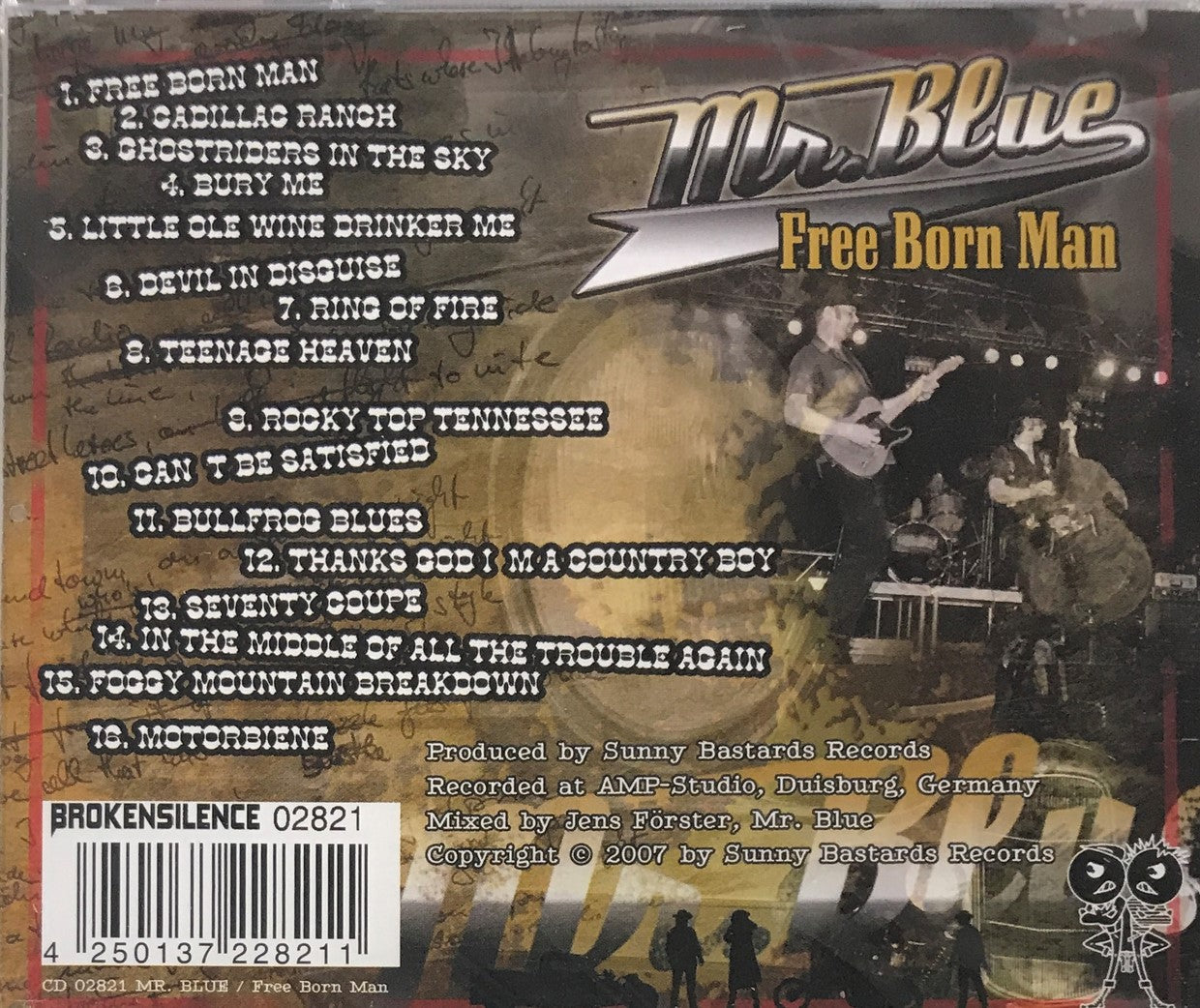 CD - Mr. Blue - Free Born Man