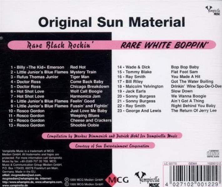 CD - VA - Rare White/Rare Black