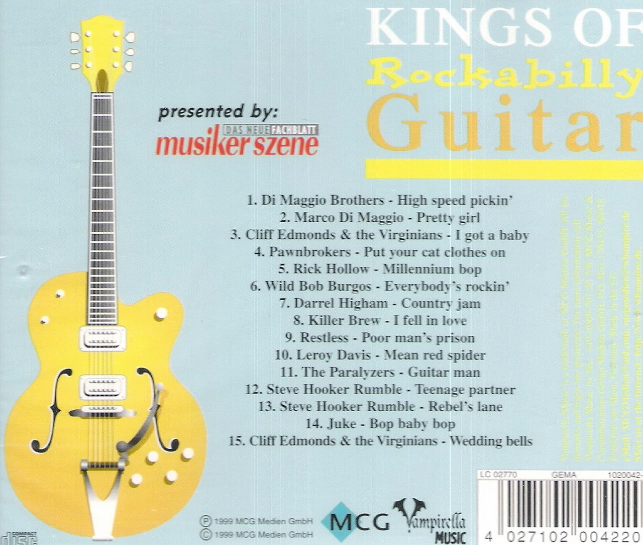 CD - VA - Kings Of Rockabilly Guitar