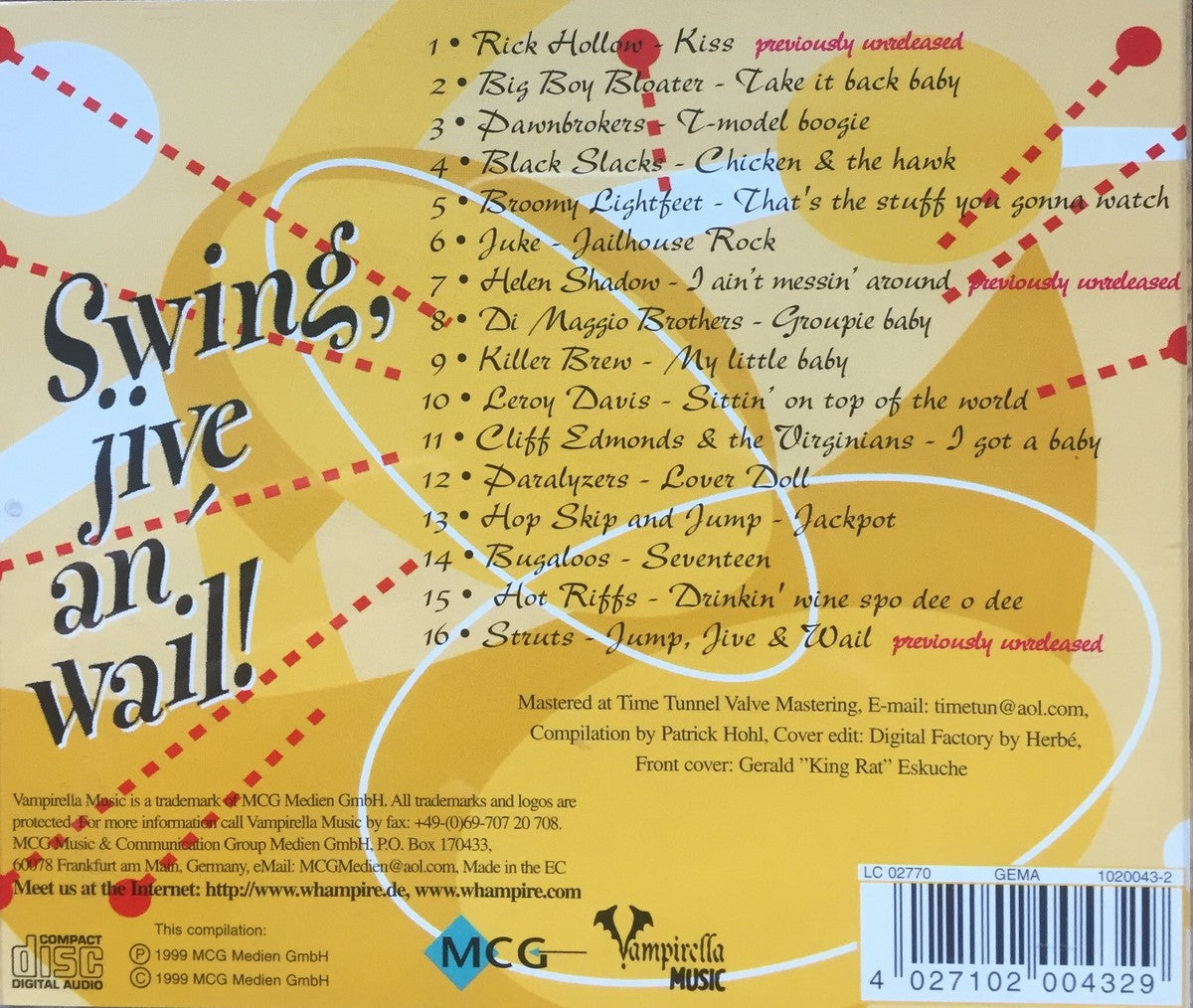 CD - VA - Swing, Jive and Wail