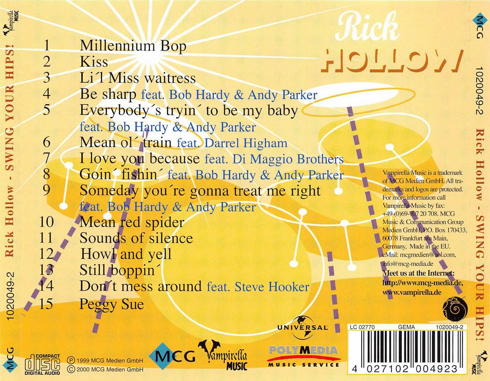 CD - Rick Hollow - Swing Your Hips