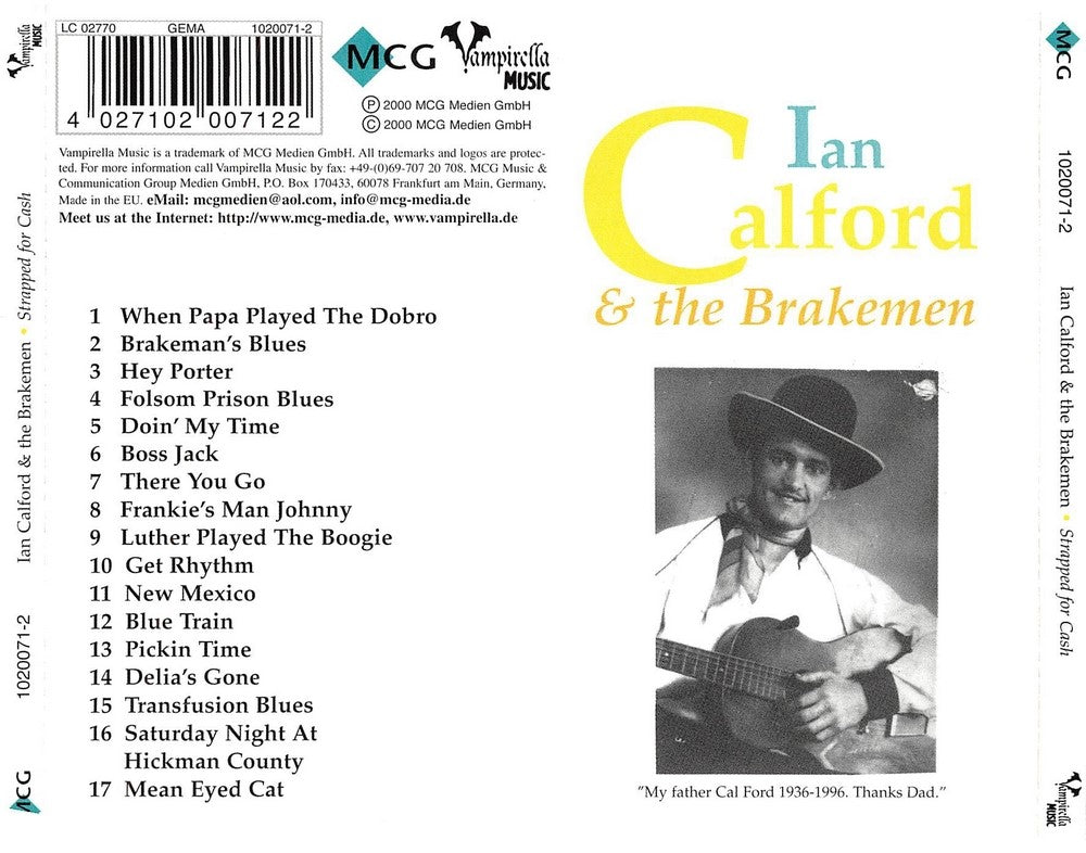 CD - Ian Calford - Strapped For Cash