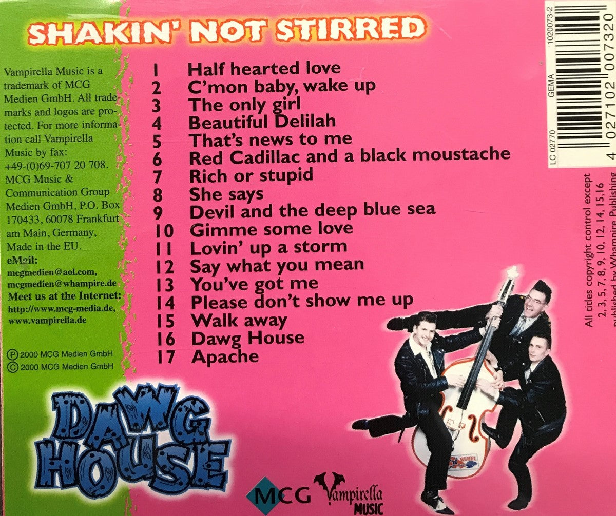 CD - Dawg House - Shakin' Not Stirred