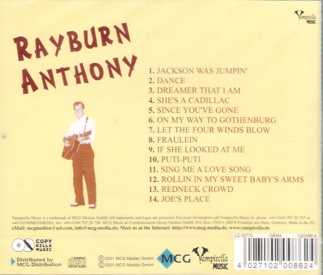 CD - Rayburn Anthony - Jackson Was Jumpin'