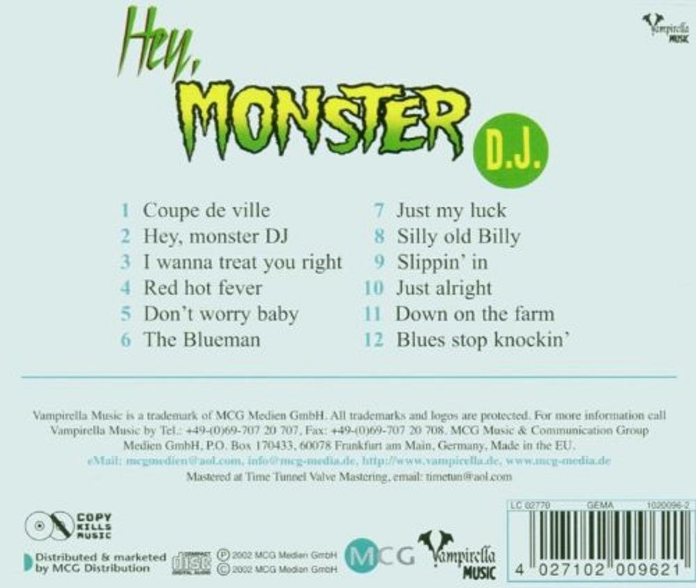 CD - Roadrunners & Russ Be-Bop - Hey Monster Dj