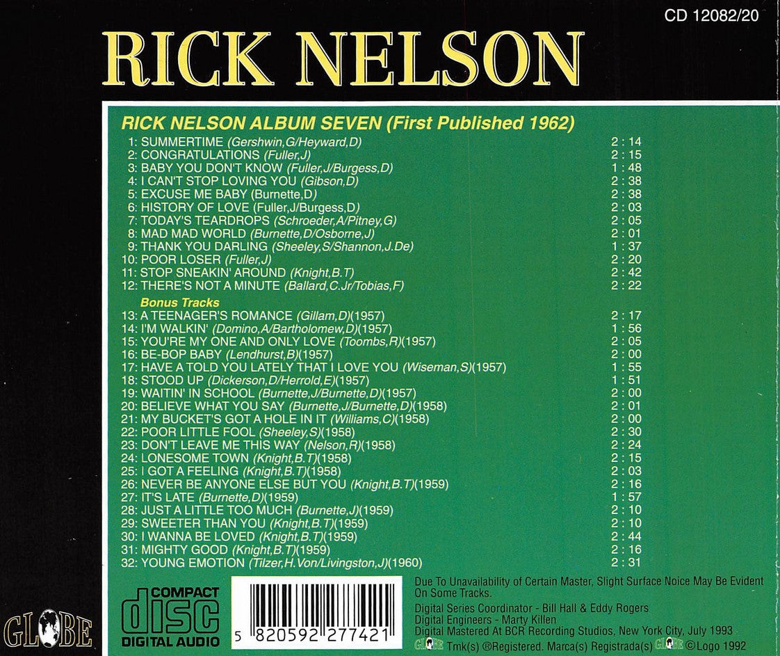 CD - Rick Nelson - Vol. 19