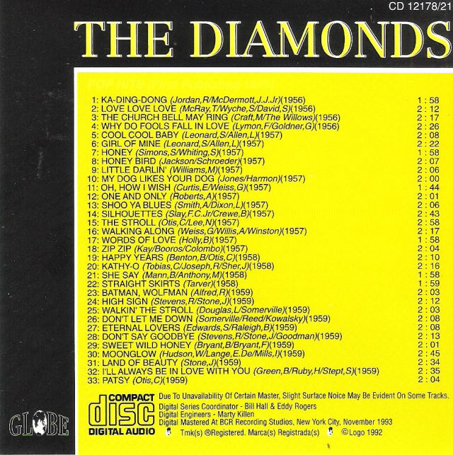 CD - Diamonds - Pop Hits - Collectors Gold Vol. 34